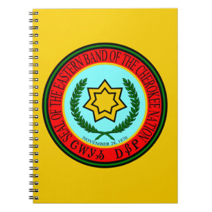 Eastern Band Of The Cherokee Seal Notebook