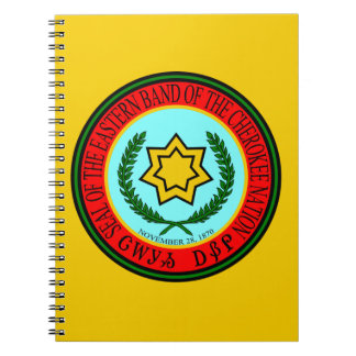 Eastern Band Of The Cherokee Seal Notebook