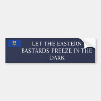 EASTERN BASTARDS BUMPER STICKER