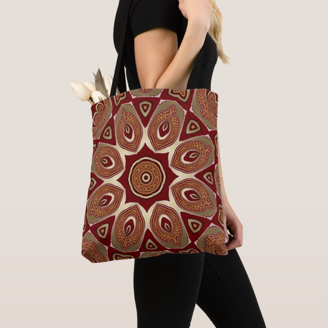 Eastern Batik Modern Tote Bag (Close Up)