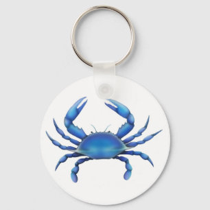 Eastern Blue Crab Keychain