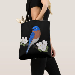Eastern Bluebird Bird Birdlover Birdwatcher Animal Tote Bag