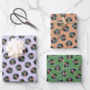 Eastern Bluebird in Lilacs Painting Original Art Wrapping Paper Sheet