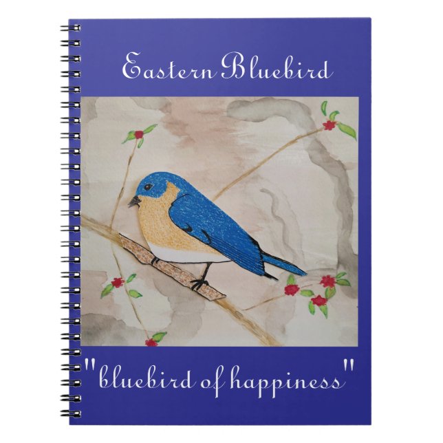 Eastern Bluebird  Notebook (Front)