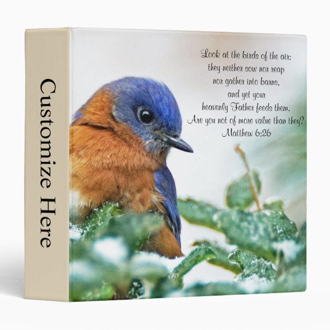 Eastern Bluebird One Touch EZD™ Ring Avery Binder (Front/Spine)
