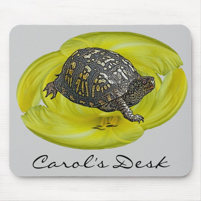 Eastern Box Turtle Coordinating Items Mouse Pad (Front)