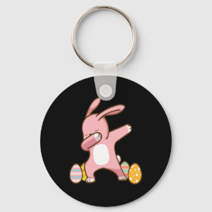 Eastern Bunny Dub Easter Sunday Happy Easter  Keychain