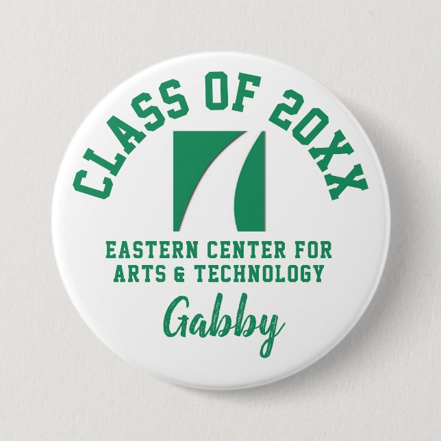 Eastern Centre For Arts & Technology Button Logo (Front)