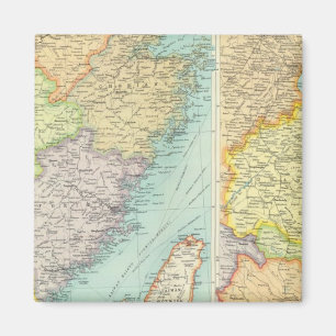 Eastern China political map Magnet