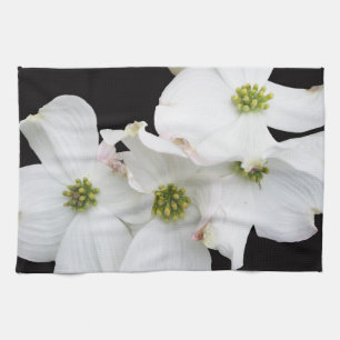 Eastern Dogwood Blossoms - Cornus florida Kitchen Towel