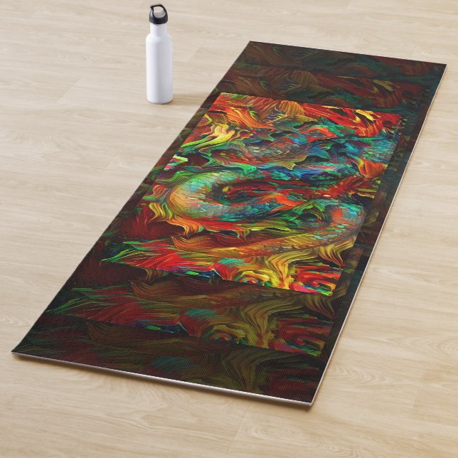 Eastern Dragon Oracle Yoga Mat (In Situ)