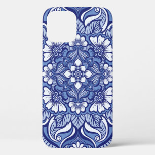 Eastern Ethnic Henna Seamless Pattern iPhone 12 Case