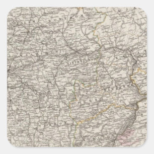 Eastern Europe, Central Russia Square Sticker