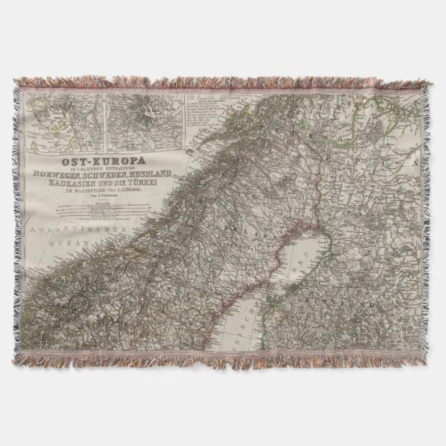 Eastern Europe, Norway Throw Blanket (Front)