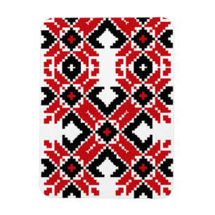 Eastern Europe Pattern, Traditional Folk, Folklore Magnet