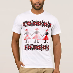 Eastern Europe Pattern, Traditional Folk, Folklore T-Shirt