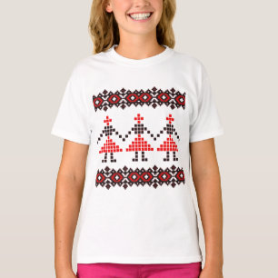 Eastern Europe Pattern, Traditional Folk, Folklore T-Shirt