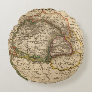 Eastern Europe Round Pillow