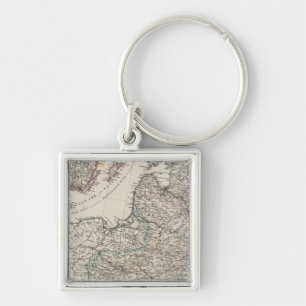 Eastern Europe, Russia, Sweden Keychain