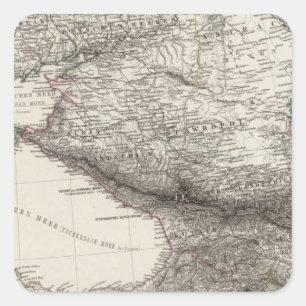 Eastern Europe, Russia, Turkey Square Sticker