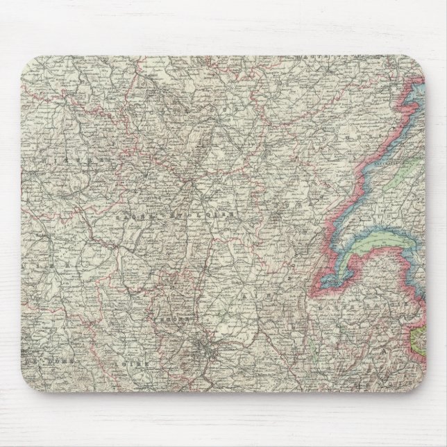 Eastern France Mouse Pad (Front)
