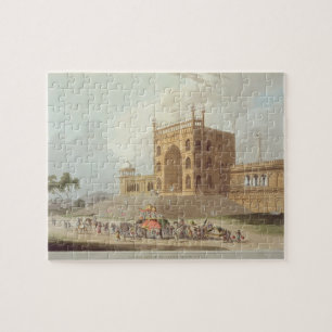Eastern Gate of the Jummah Musjid at Delhi, from ' Jigsaw Puzzle
