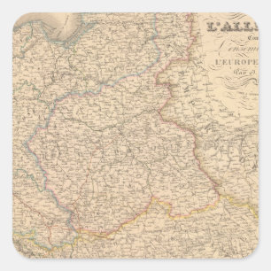 Eastern Germany Square Sticker
