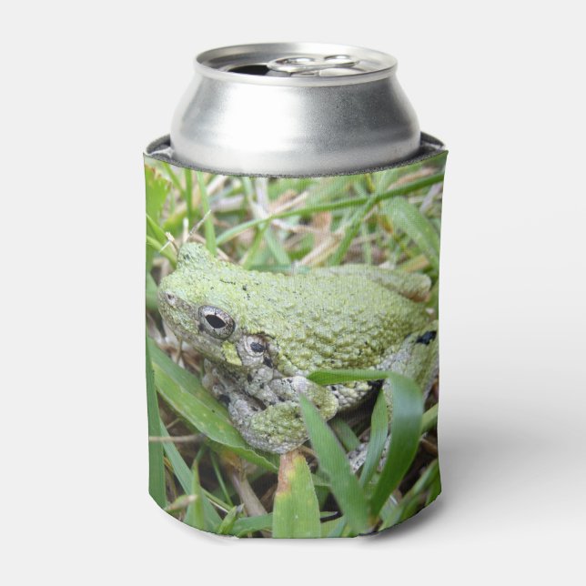 Eastern Grey Treefrog Nature Photography Can Cooler (Can Front)