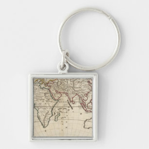 Eastern Hemisphere 10 Keychain