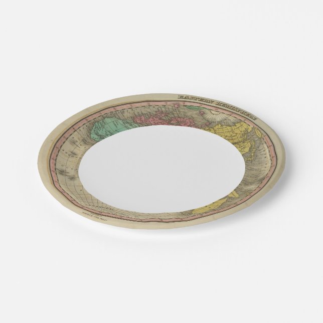 Eastern Hemisphere 15 Paper Plate (Angled)