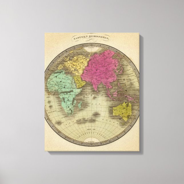 Eastern Hemisphere 8 Canvas Print (Front)