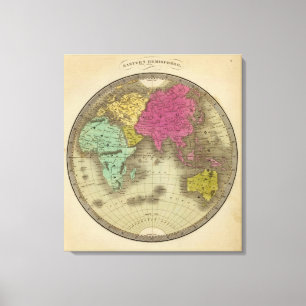 Eastern Hemisphere 8 Canvas Print