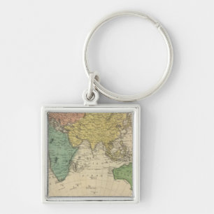 Eastern Hemisphere 8 Keychain