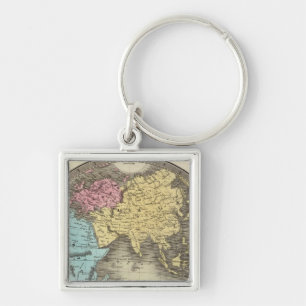 Eastern Hemisphere 9 Keychain