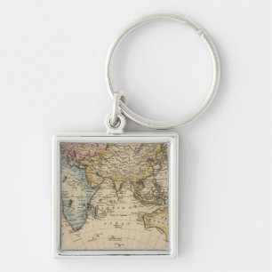 Eastern Hemisphere 9 Keychain