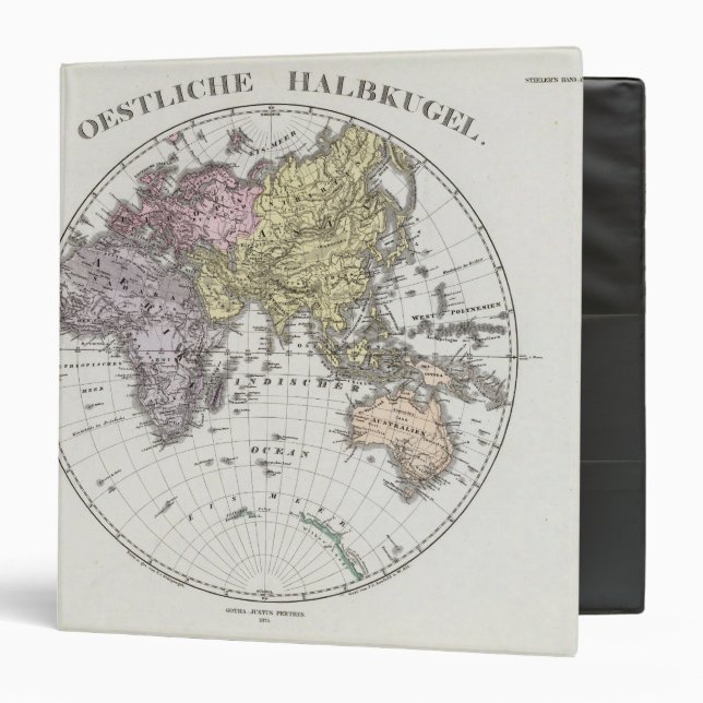 Eastern Hemisphere Atlas Map Binder (Front/Inside)