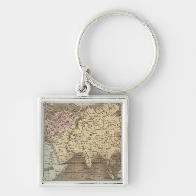 Eastern Hemisphere Keychain (Front)