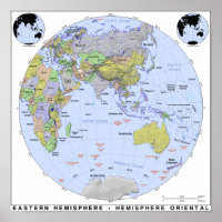 Eastern Hemisphere Map