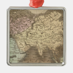 Eastern Hemisphere Metal Ornament
