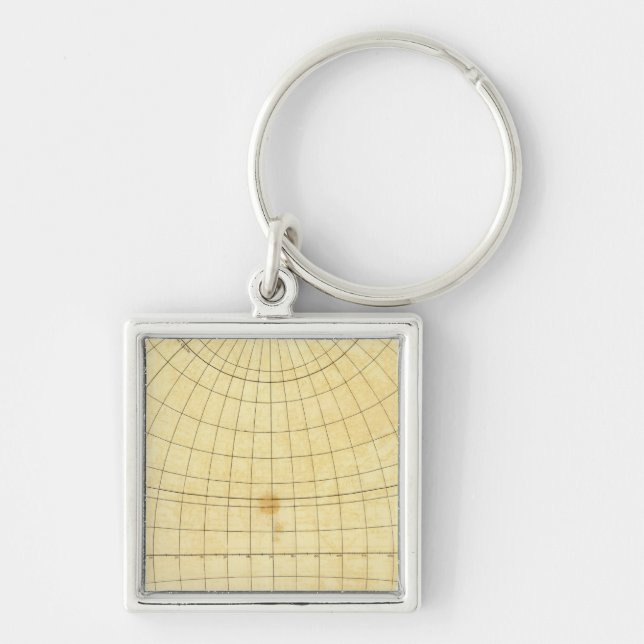 Eastern Hemisphere Outline Keychain (Front)