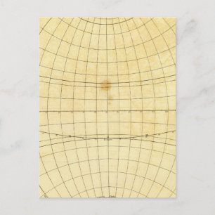 Eastern Hemisphere Outline Postcard