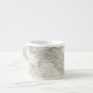 Eastern Hemisphere World Map Espresso Cup
