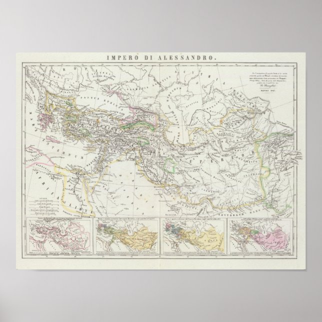 Eastern Hemisphere World Map Poster (Front)