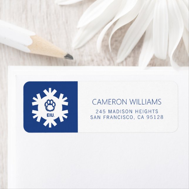 Eastern Illinois Panthers Empreinte de patte & EIU (En situation)