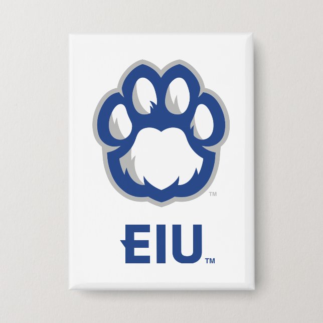 Eastern Illinois Panthers Paw Print & EIU (Front)