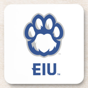 Eastern Illinois Panthers Paw Print & EIU Coaster