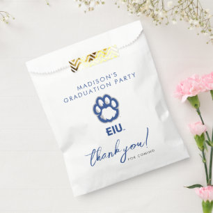 Eastern Illinois Panthers Paw Print & EIU Favour Bag