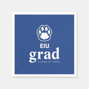 Eastern Illinois Panthers Paw Print & EIU Napkin