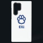 Eastern Illinois Panthers Paw Print & EIU Samsung Galaxy Case<br><div class="desc">This design features two distinct elements representing Eastern Illinois University (EIU). At the top, a stylized panther paw print is prominently displayed. The paw print is rendered in blue with a grey outline, creating a bold and recognizable symbol of the EIU Panthers. Below the paw print, the acronym "EIU" is...</div>