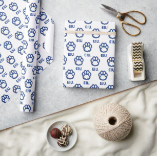 Eastern Illinois Panthers Paw Print & EIU Wrapping Paper